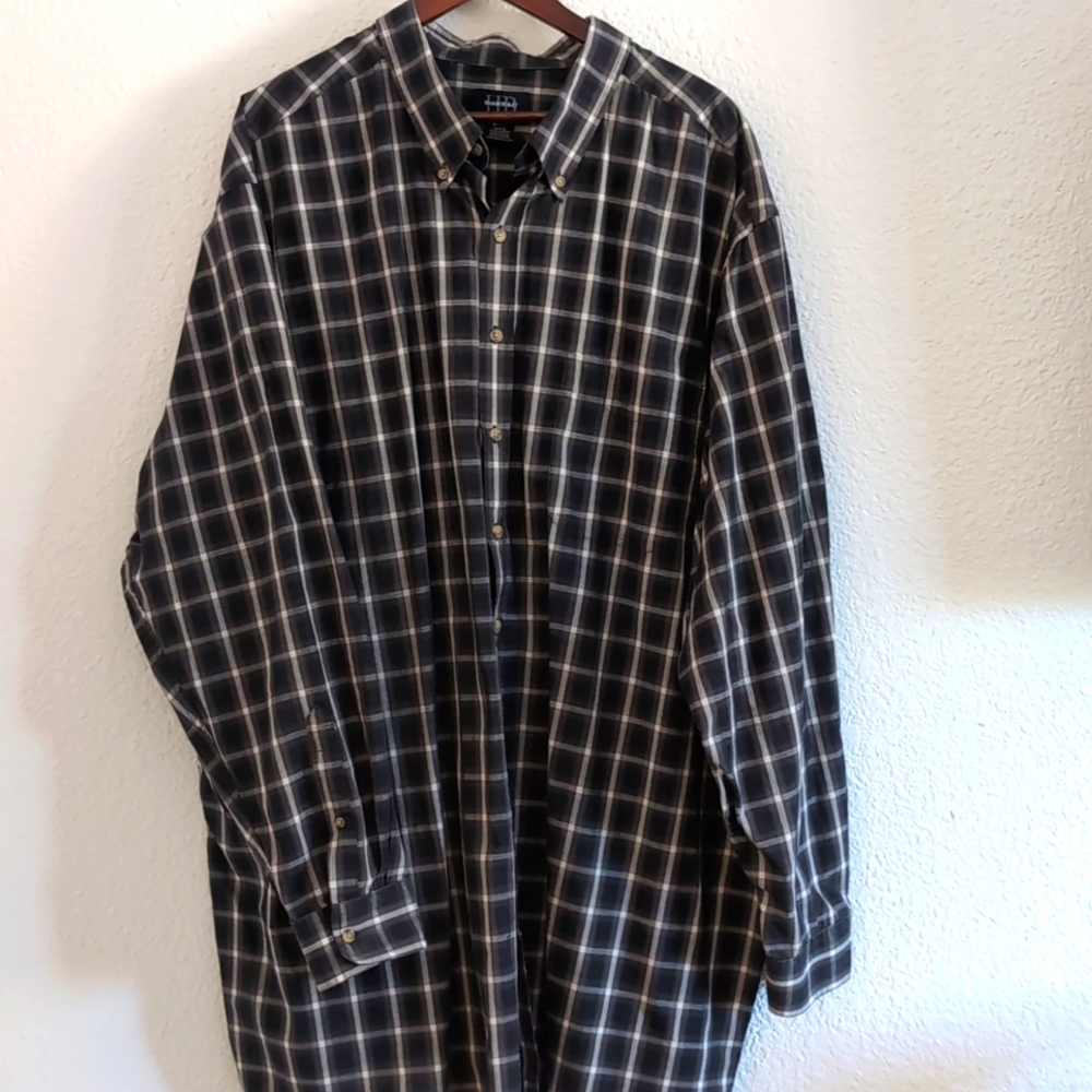 Harbor Bay l/s 4XLT Button Up Shirt